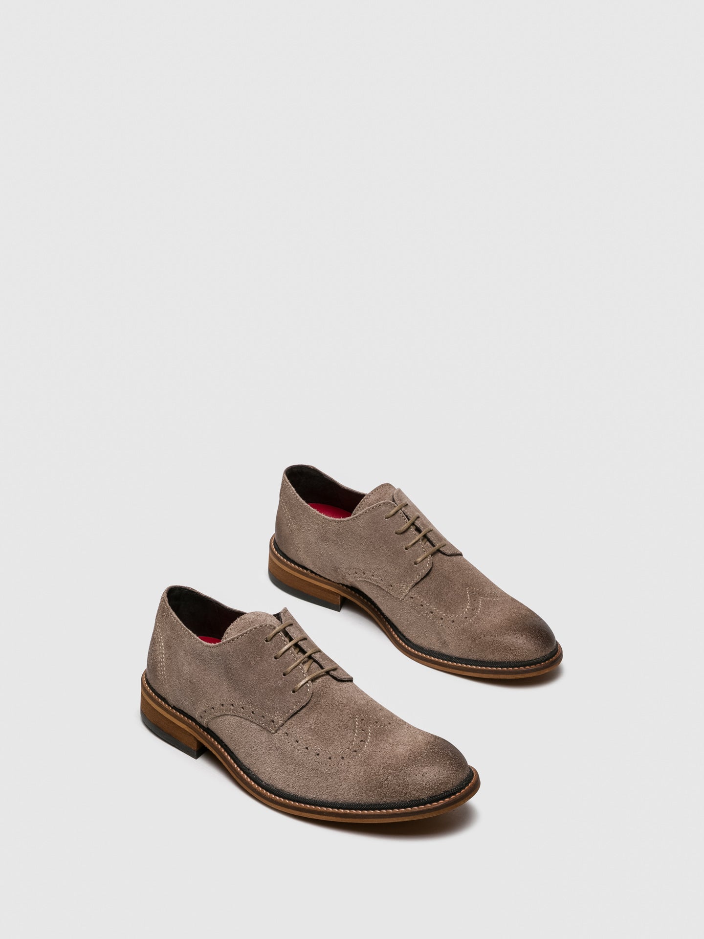 Fly London Sapatos Derby em Taupe